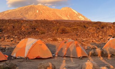 Mount Kilimanjaro at sunset