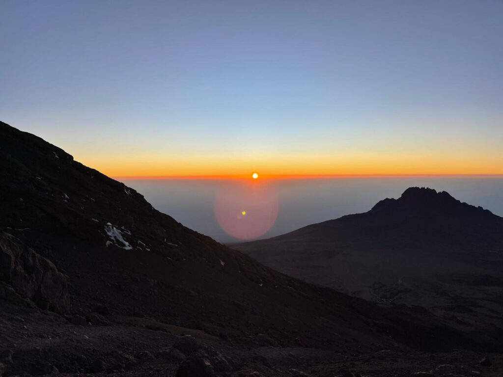 Sunrise at Uhuru Peak