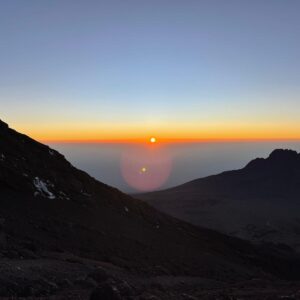 Sunrise at Uhuru Peak