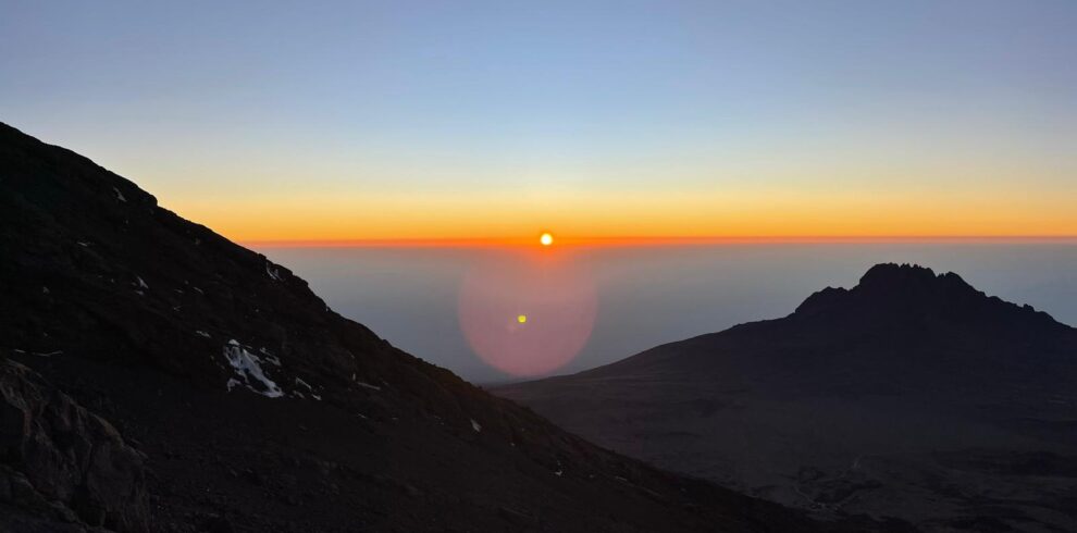 Sunrise at Uhuru Peak