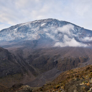 Kibo Peak on Mount Kilimajaro