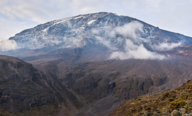 Kibo Peak on Mount Kilimajaro