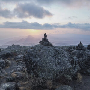 Cairns on Mount Kilimanjaro