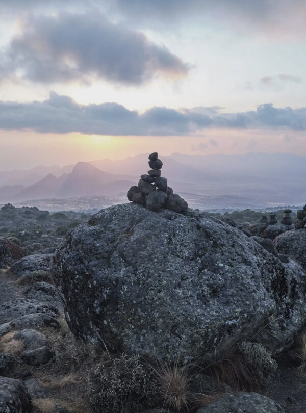 Cairns on Mount Kilimanjaro