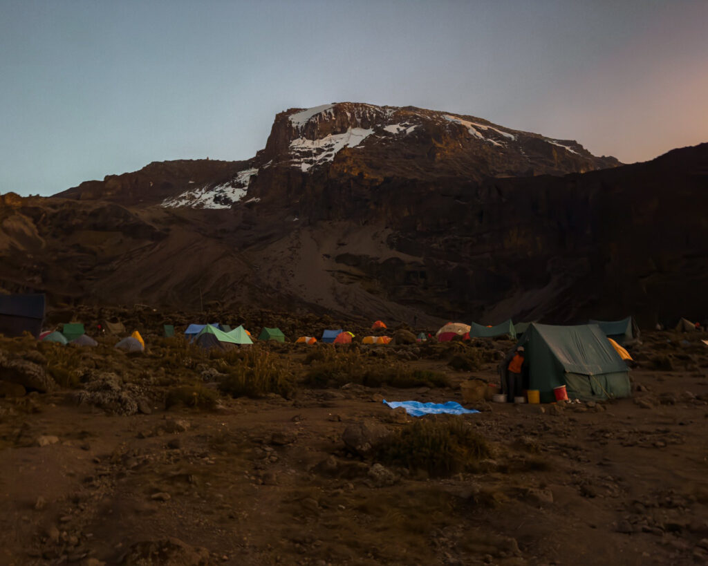 View of Kibo from Katanga Camp