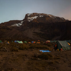 View of Kibo from Katanga Camp