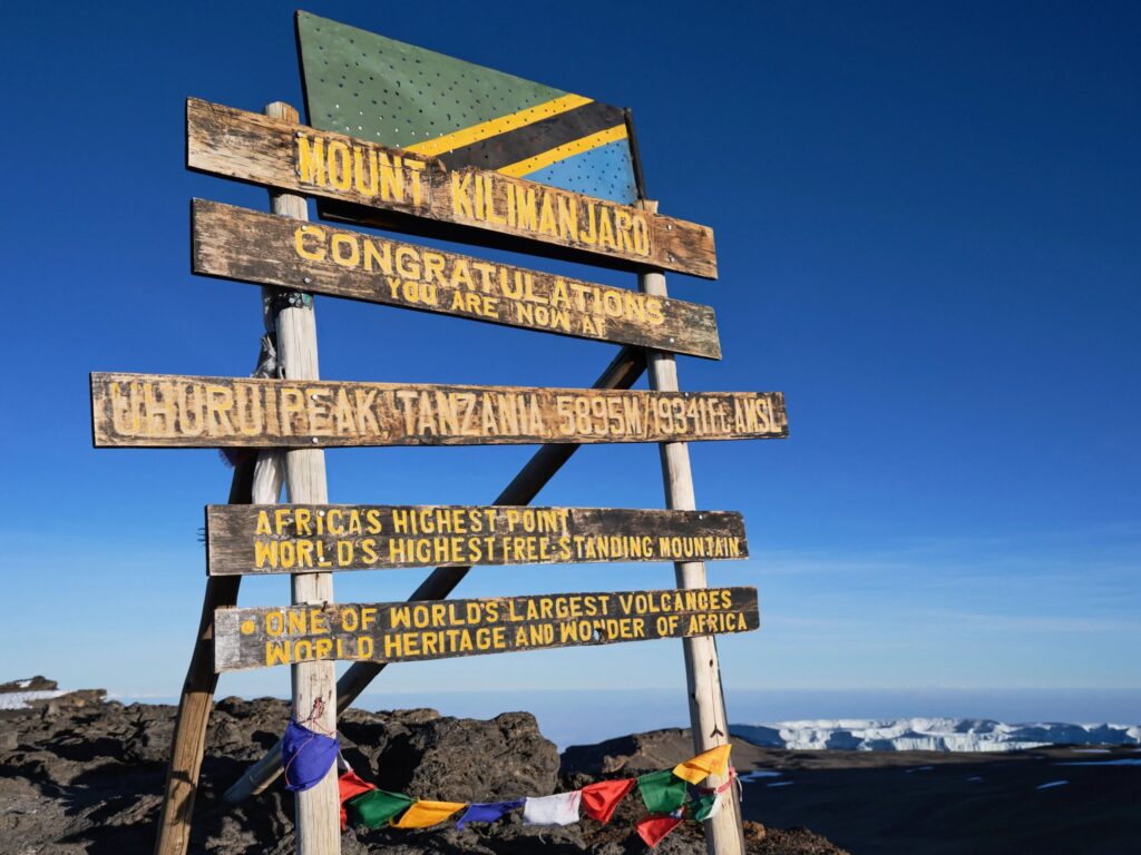 Uhuru Peak Signage, Roof of Arica