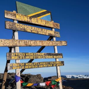 Uhuru Peak Signage, Roof of Arica