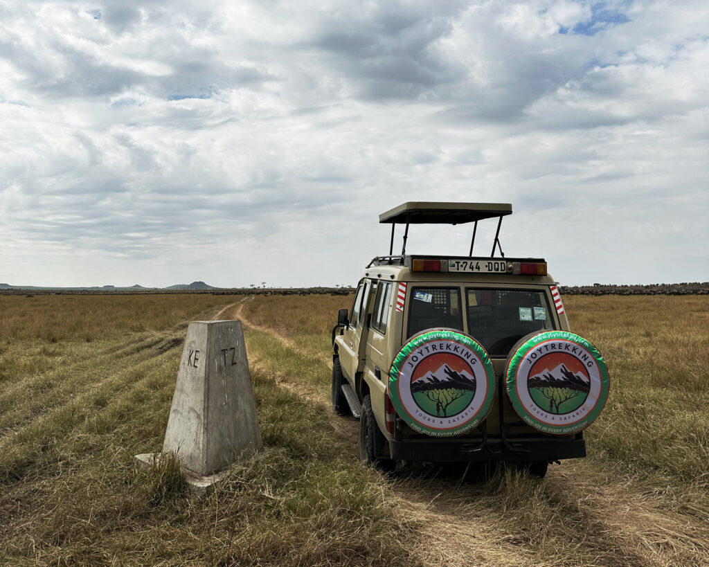 Guests enjoying a safari game drive in Serengeti National Park