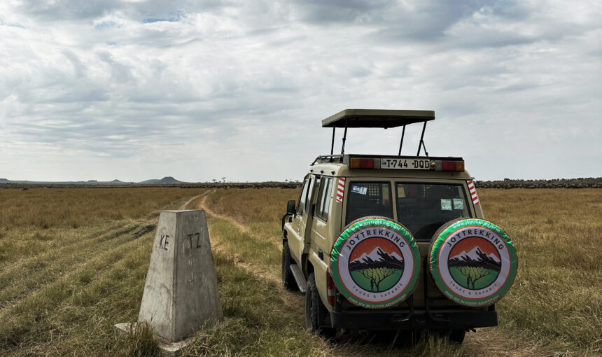 Guests enjoying a safari game drive in Serengeti National Park
