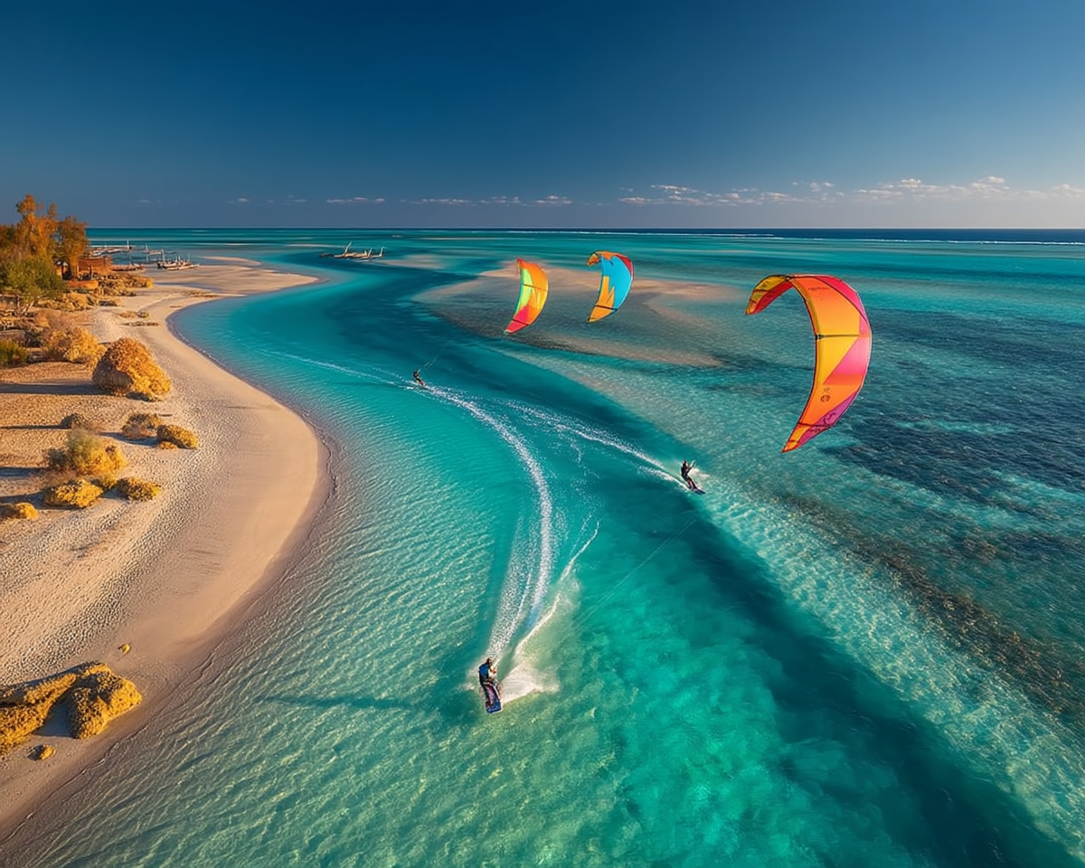 Blue ocean and beach scenery representing a Zanzibar beach holiday