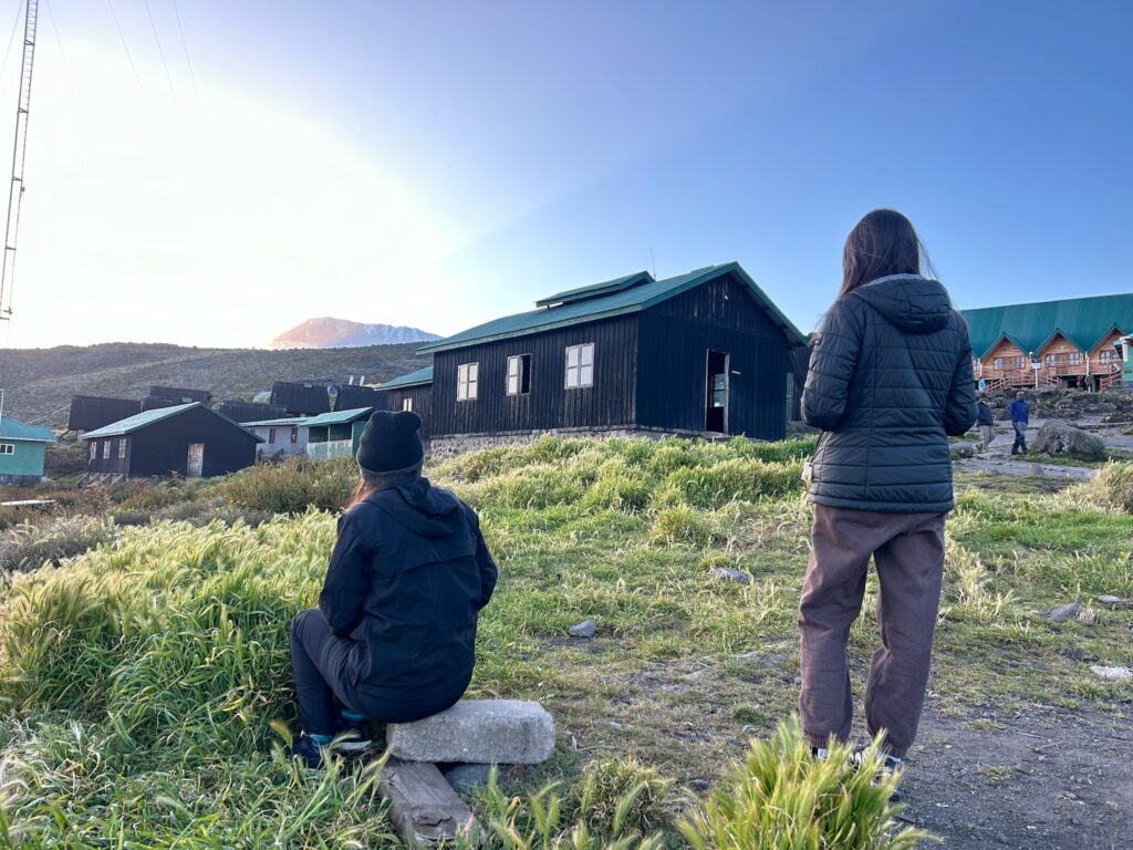 Relaxing at camp on Marangu Route