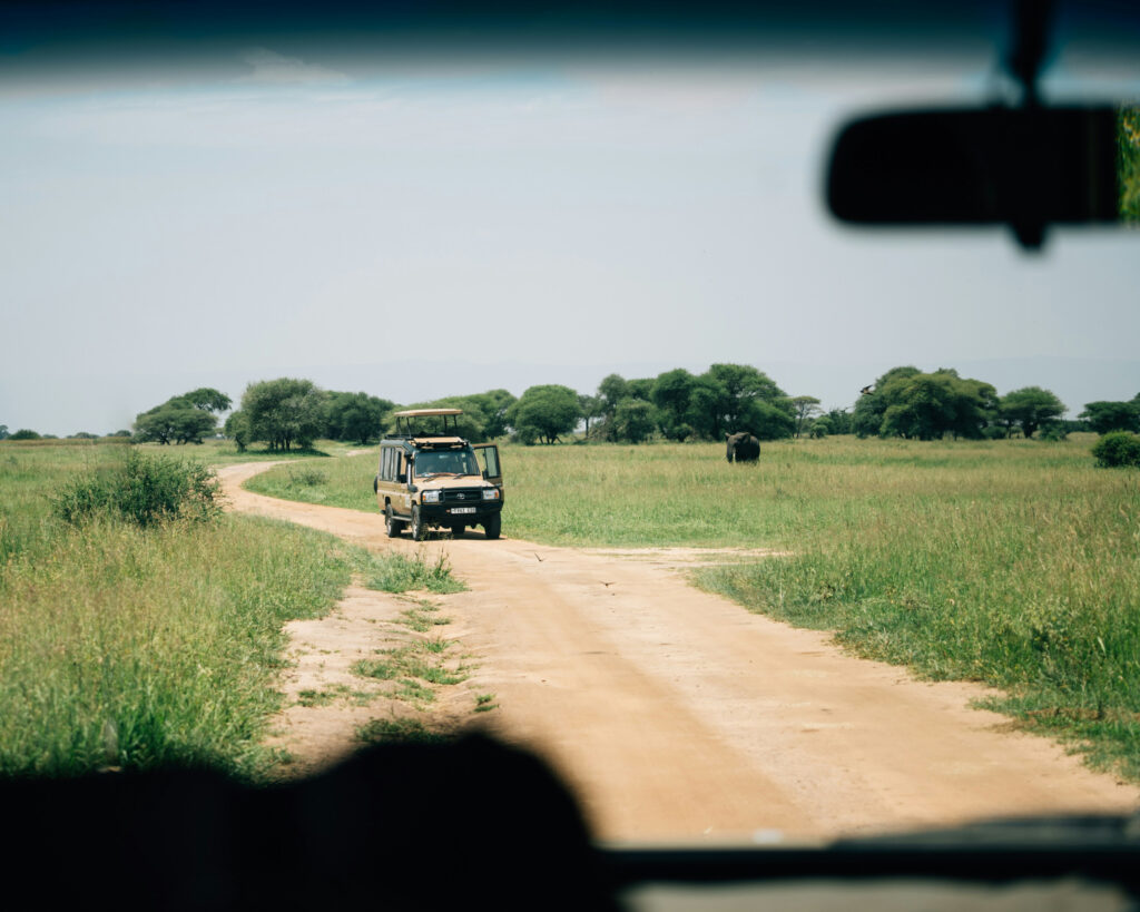 Safari truck in one of Tanzania's many national parks