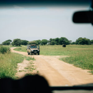 Safari truck in one of Tanzania's many national parks
