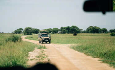 Safari truck in one of Tanzania's many national parks