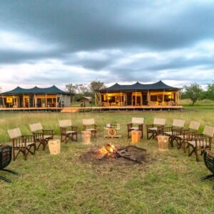 Tented Lodge in Serengeti