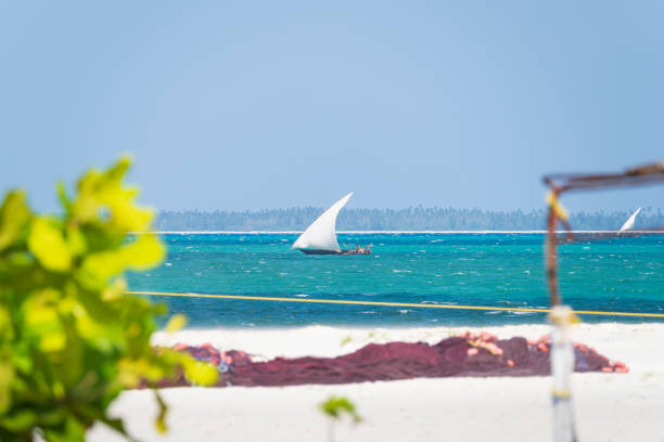 Best Beaches in Zanzibar dhow boat sailing in Indian Ocean marine activities
