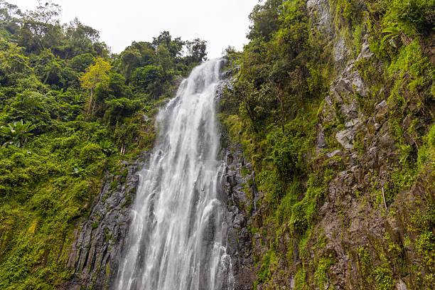 Materuni Waterfall near Moshi on the slopes of Mount Kilimanjaro, one of the Best Waterfalls Around Mount Kilimanjaro in Tanzania