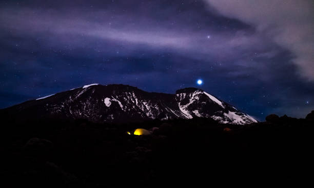 How Difficult Is It to Climb Mount Kilimanjaro? Night at second camp on Lemosho route before summit attempt