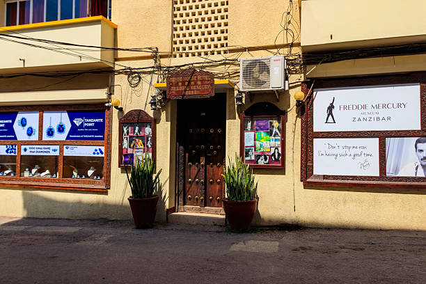 Freddie Mercury House museum entrance Stone Town Zanzibar childhood home of Freddie Mercury Mercury House Tanzania