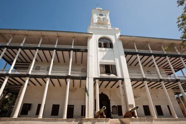 House of Wonders Beit-al-Ajaib in Stone Town Zanzibar historic waterfront building in Tanzania