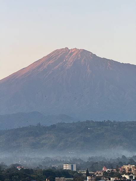 Mount Meru ideal altitude for acclimatization trekking view Arusha Tanzania