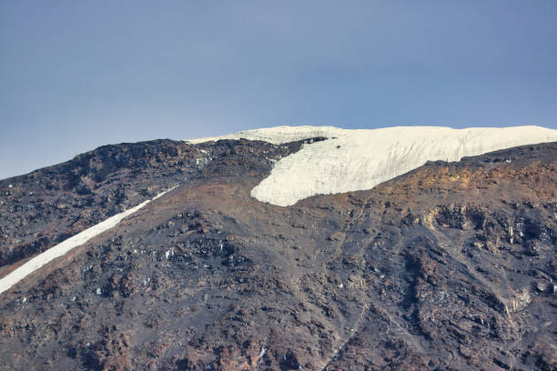How much does it cost to climb Mount Kilimanjaro: Rebmann Glacier and the Southern Icefields viewed from Mweka Camp during a Mount Kilimanjaro trek in Tanzania