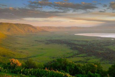 Ngorongoro Travel Package - sunrise view from the western rim of the Ngorongoro Crater in Tanzania