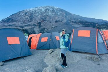 5-star Kilimanjaro experience with luxury camping tents and mountain views