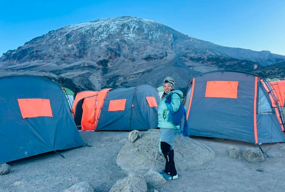 5-star Kilimanjaro experience with luxury camping tents and mountain views