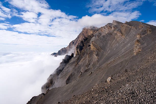 Summit of Mount Meru in Tanzania
