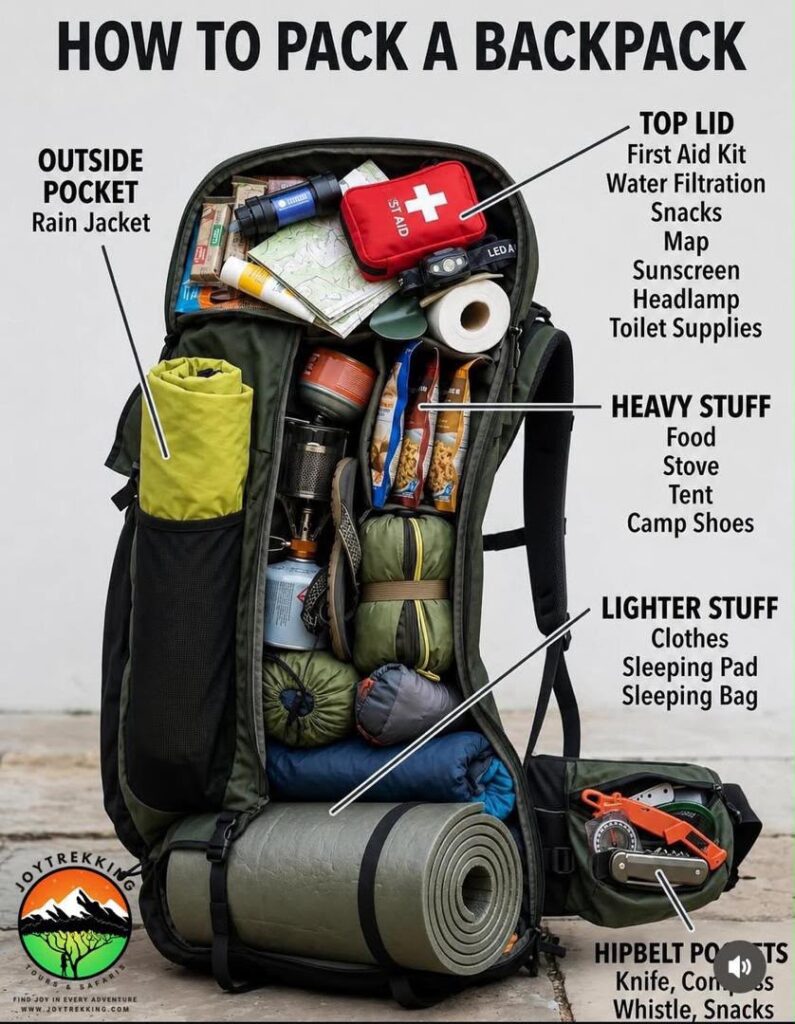 Kilimanjaro Daypack Essentials – how to pack a backpack for a Mount Kilimanjaro trek