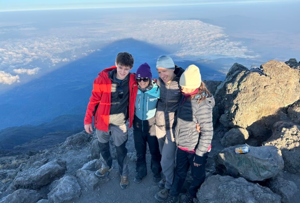 4 Days Mount Meru Trek – Hikers at Mount Meru Summit