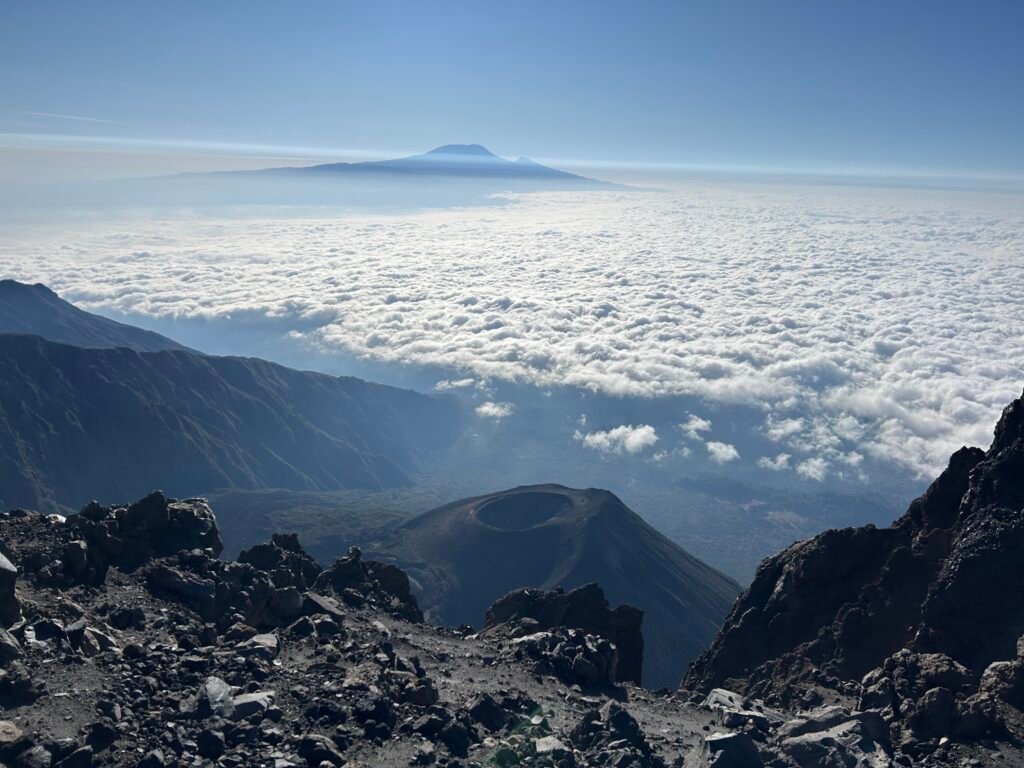Mount Meru Trekking Tour – View of Mount Kilimanjaro