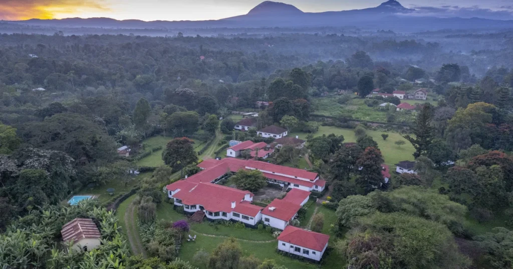 Marangun Hotel near the Kilimanjaro foothills in Tanzania
