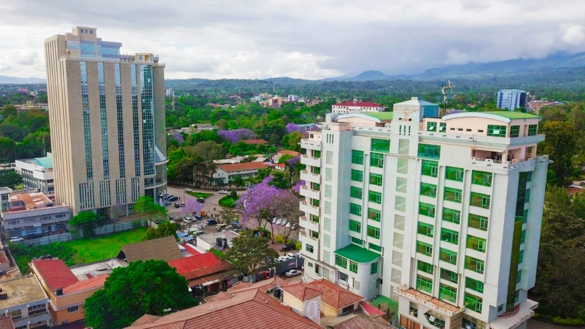 Palace Hotel Arusha city centre Tanzania before a safari