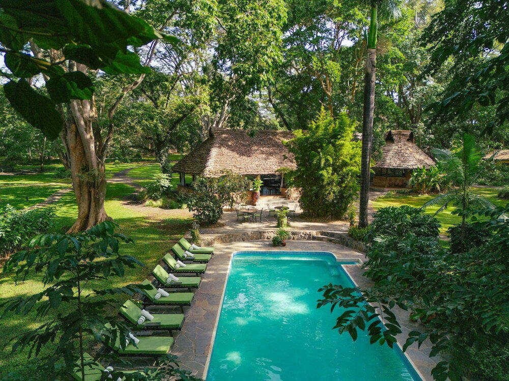 Rivertrees Country Inn in Usa River Arusha Tanzania before a safari